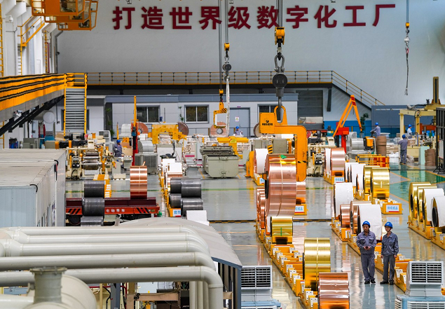 《浙江日报》点赞金田铜业智能生产